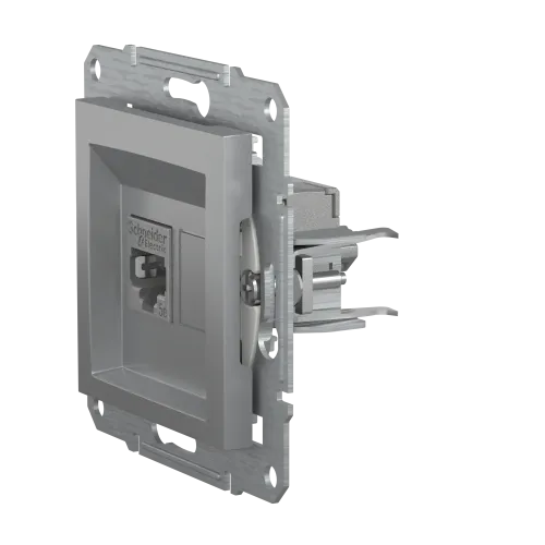 Розетка компьютерная RJ-45, STP, алюминий, EPH5000161 Asfora Schneider
