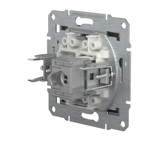 Розетка комп'ютерна RJ-45, STP, сталь, EPH5000162 Asfora Schneider