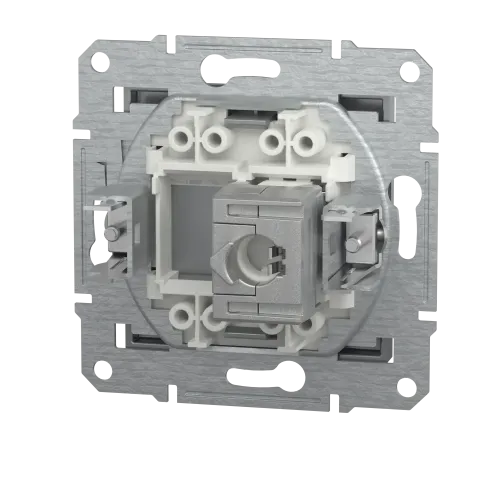 Розетка комп'ютерна RJ-45, STP, сталь, EPH5000162 Asfora Schneider