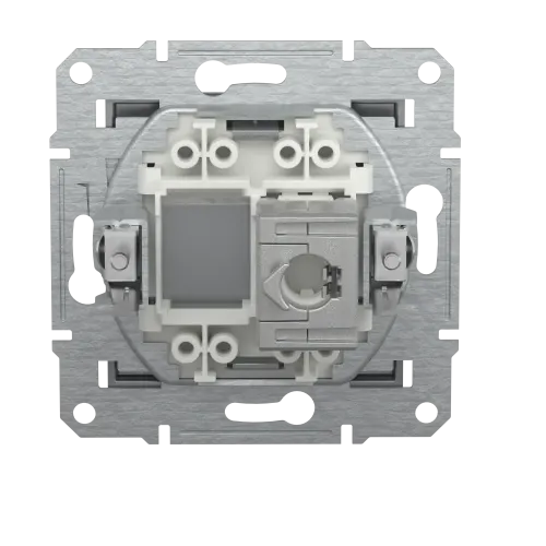 Розетка комп'ютерна RJ-45, STP, сталь, EPH5000162 Asfora Schneider