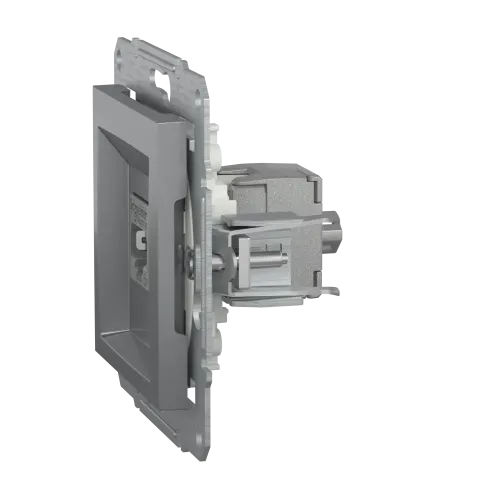 Розетка комп'ютерна RJ-45, STP, сталь, EPH5000162 Asfora Schneider