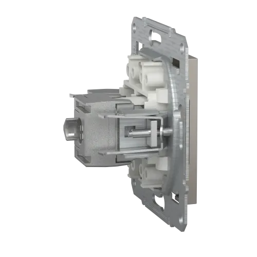 Розетка комп'ютерна RJ-45, STP, бронза, EPH5000169 Asfora Schneider