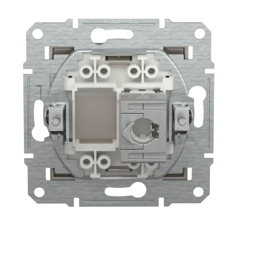 Розетка комп'ютерна RJ-45, STP, бронза, EPH5000169 Asfora Schneider