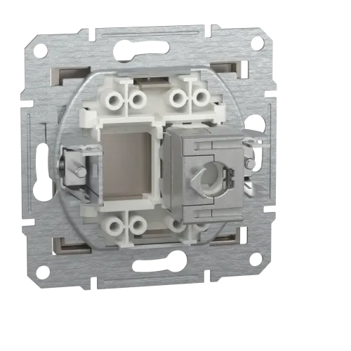 Розетка комп'ютерна RJ-45, STP, бронза, EPH5000169 Asfora Schneider