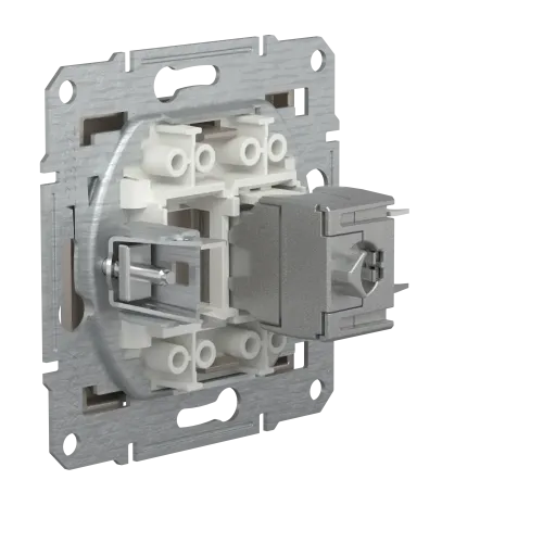 Розетка комп'ютерна RJ-45, STP, бронза, EPH5000169 Asfora Schneider