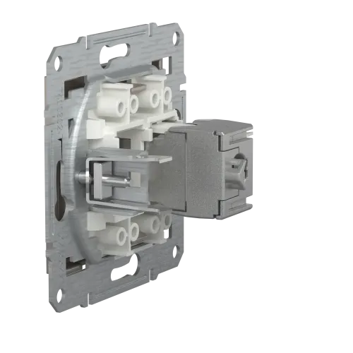 Розетка комп'ютерна RJ-45, STP, бронза, EPH5000169 Asfora Schneider