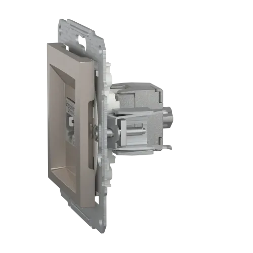 Розетка комп'ютерна RJ-45, STP, бронза, EPH5000169 Asfora Schneider