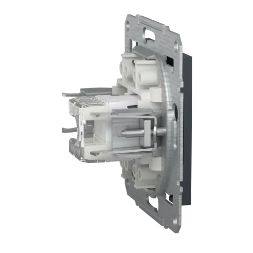 Розетка компьютерная RJ-45, STP, антрацит, EPH5000171 Asfora Schneider