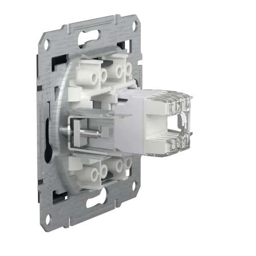 Розетка компьютерная RJ-45, STP, антрацит, EPH5000171 Asfora Schneider