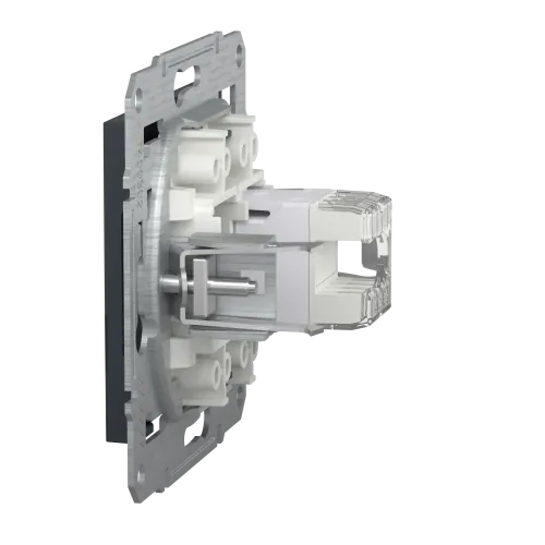 Розетка компьютерная RJ-45, STP, антрацит, EPH5000171 Asfora Schneider