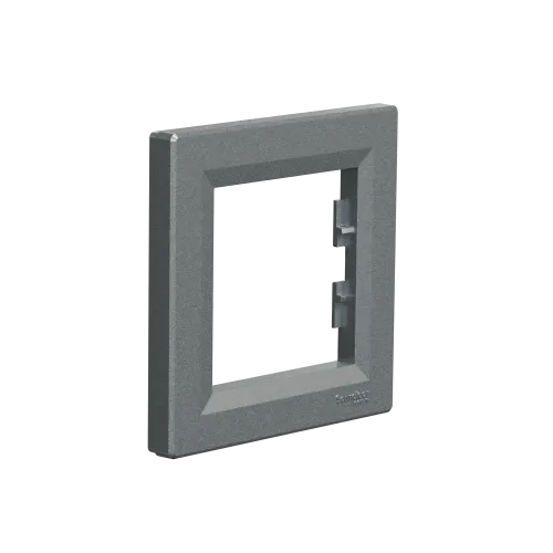 Рамка 1 пост, алюминий, EPH5800161 Asfora Schneider
