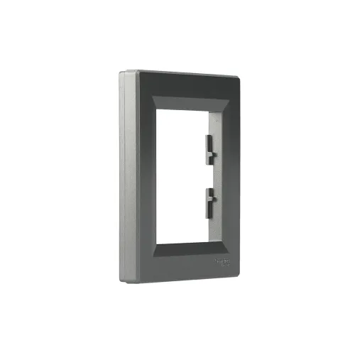 Рамка 1 пост, сталь, EPH5800162 Asfora Schneider