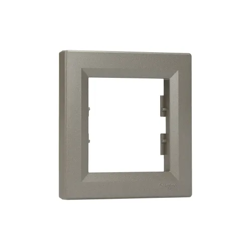 Рамка 1 пост, бронза, EPH5800169 Asfora Schneider