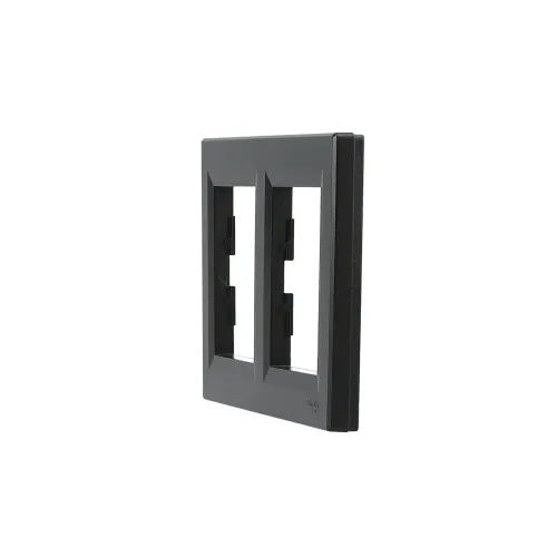 Рамка 2 поста, антрацит, EPH5800271 Asfora Schneider