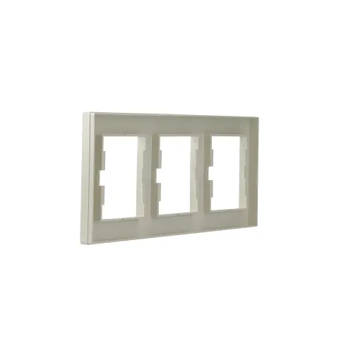 Рамка 3 поста, кремовый, EPH5800323 Schneider Asfora