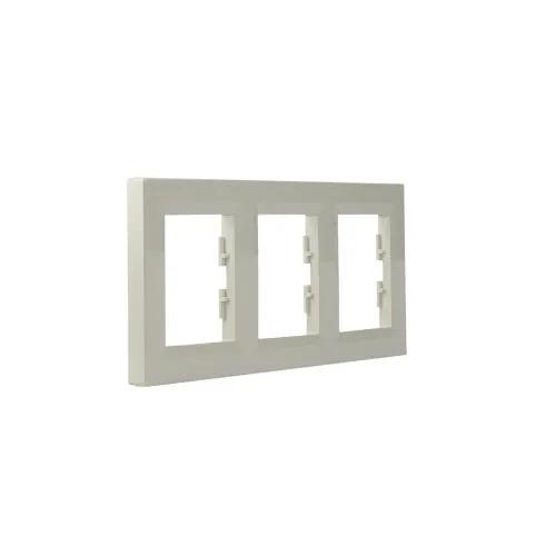 Рамка 3 поста, кремовый, EPH5800323 Schneider Asfora