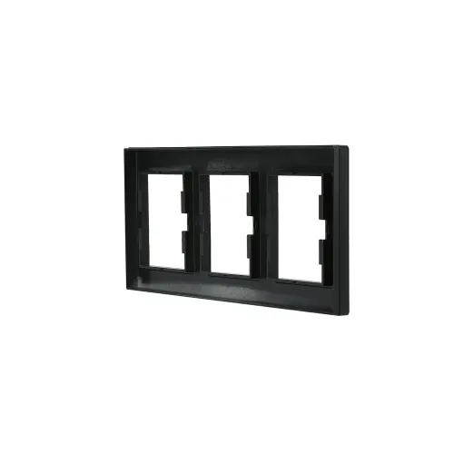 Рамка 3 поста, антрацит, EPH5800371 Asfora Schneider