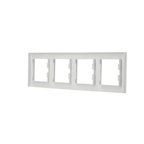 Рамка 4 поста, белый, EPH5800421 Schneider Asfora