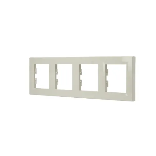 Рамка 4 поста, кремовый, EPH5800423 Schneider Asfora