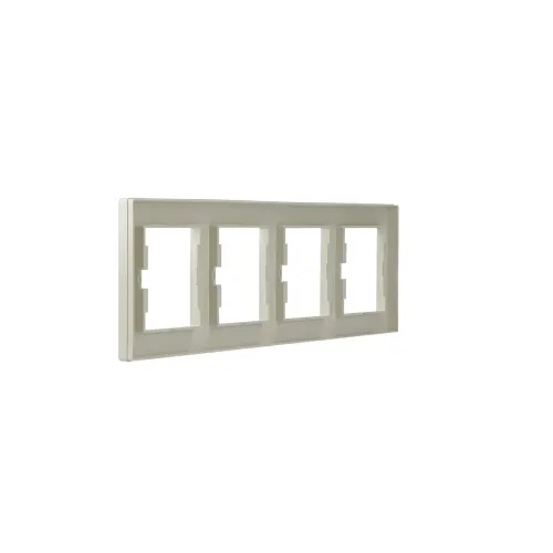 Рамка 4 поста, кремовый, EPH5800423 Schneider Asfora