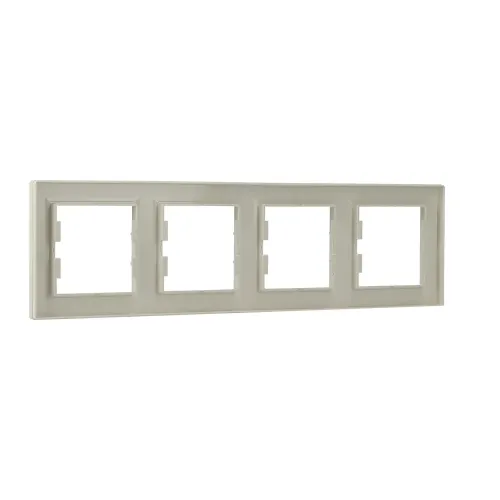 Рамка 4 поста, кремовый, EPH5800423 Schneider Asfora