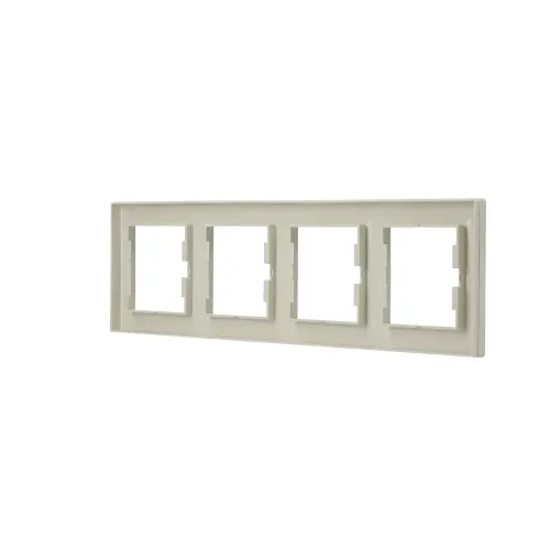 Рамка 4 поста, кремовый, EPH5800423 Schneider Asfora