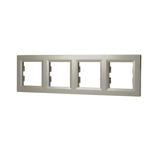Рамка 4 поста, бронза, EPH5800469 Asfora Schneider