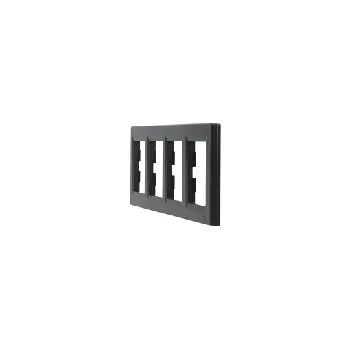 Рамка 4 поста, антрацит, EPH5800471 Asfora Schneider