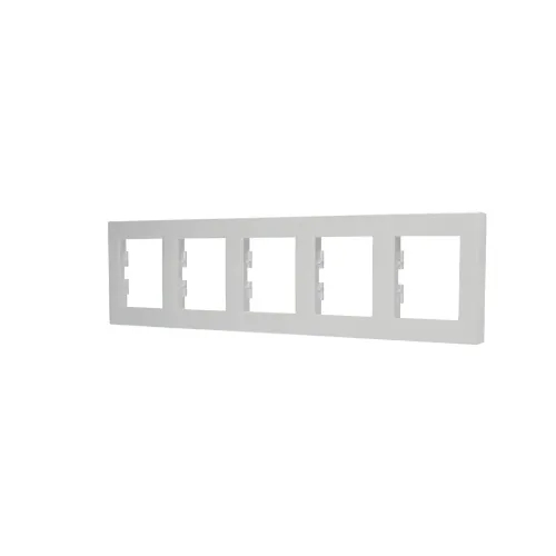 Рамка 5 постів, білий, EPH5800521 Schneider Asfora