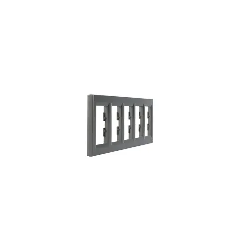 Рамка 5 постов, сталь, EPH5800562 Asfora Schneider