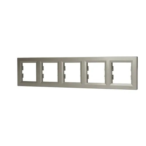 Рамка 5 постів, бронза, EPH5800569 Asfora Schneider