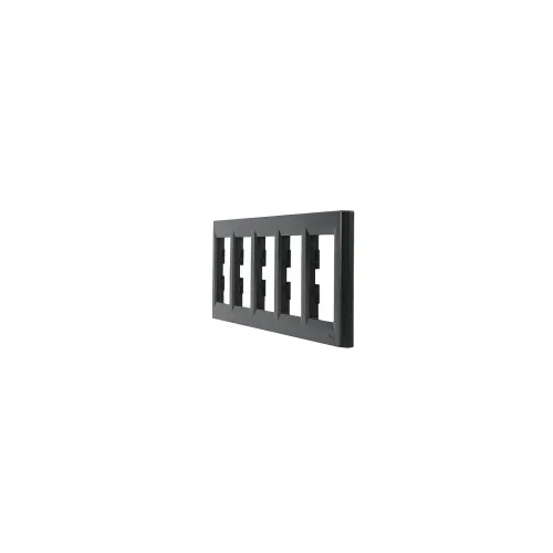 Рамка 5 постов, антрацит, EPH5800571 Asfora Schneider