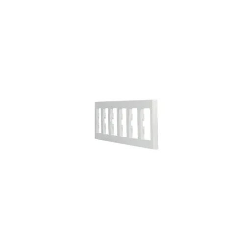 Рамка 6 постів, білий, EPH5800621 Schneider Asfora