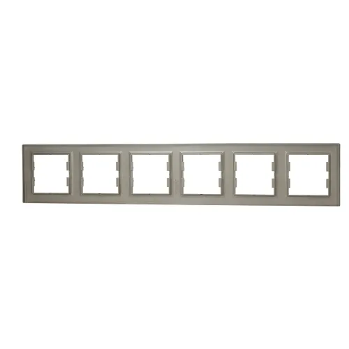 Рамка 6 постов, бронза, EPH5800669 Asfora Schneider