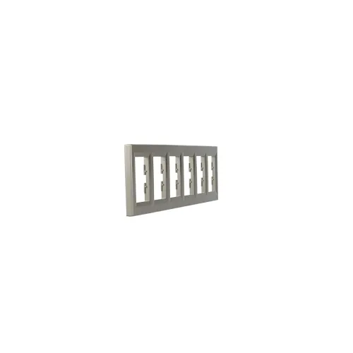 Рамка 6 постов, бронза, EPH5800669 Asfora Schneider