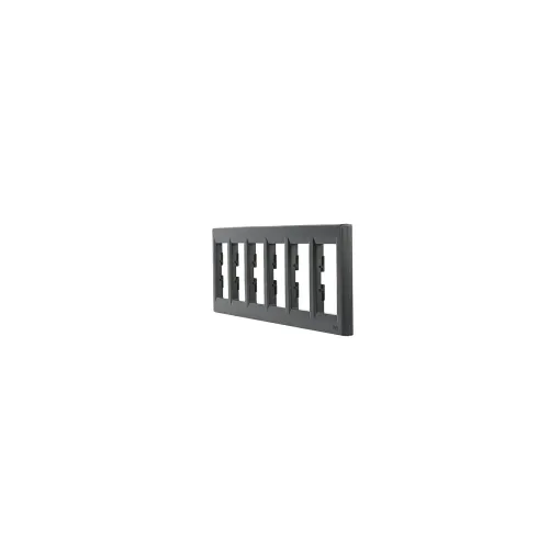 Рамка 6 постов, антрацит, EPH5800671 Asfora Schneider