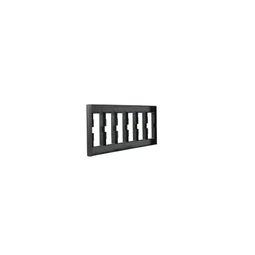 Рамка 6 постов, антрацит, EPH5800671 Asfora Schneider