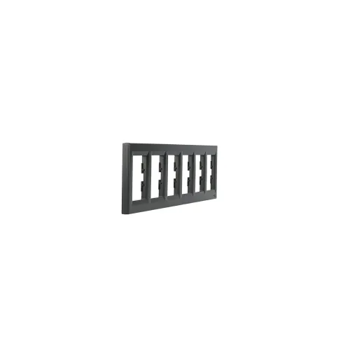 Рамка 6 постов, антрацит, EPH5800671 Asfora Schneider