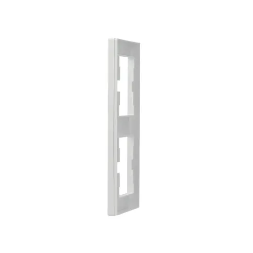 Рамка 2 поста, вертикальная, белый, EPH5810221 Schneider Asfora