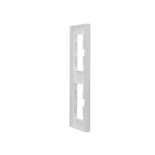 Рамка 2 поста, вертикальная, белый, EPH5810221 Schneider Asfora