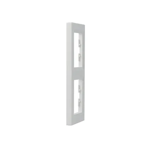 Рамка 2 поста, вертикальная, белый, EPH5810221 Schneider Asfora