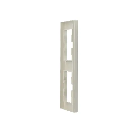 Рамка 2 поста, вертикальная, кремовый, EPH5810223 Schneider Asfora