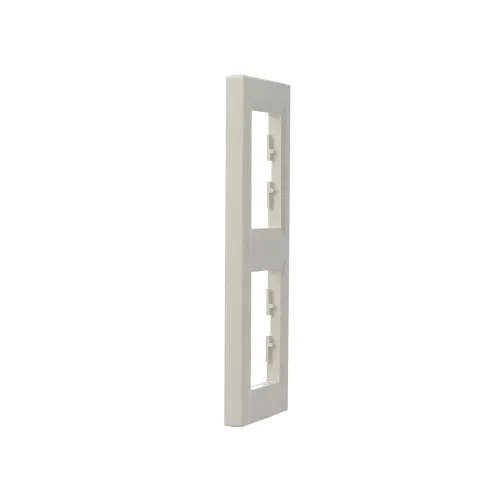 Рамка 2 поста, вертикальная, кремовый, EPH5810223 Schneider Asfora
