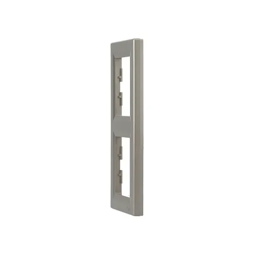 Рамка 2 поста, вертикальная, бронза, EPH5810269 Asfora Schneider