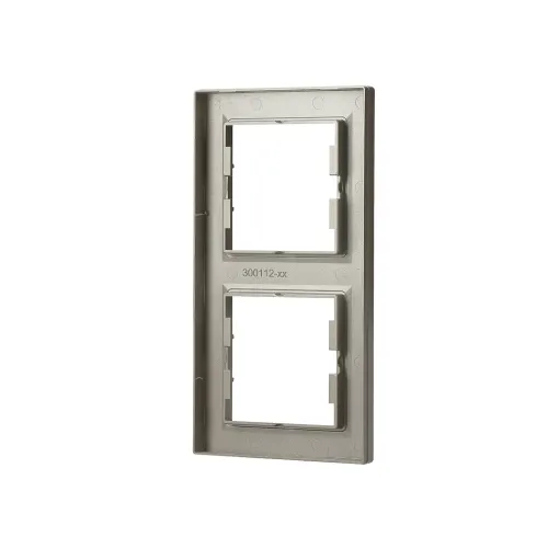 Рамка 2 поста, вертикальная, бронза, EPH5810269 Asfora Schneider