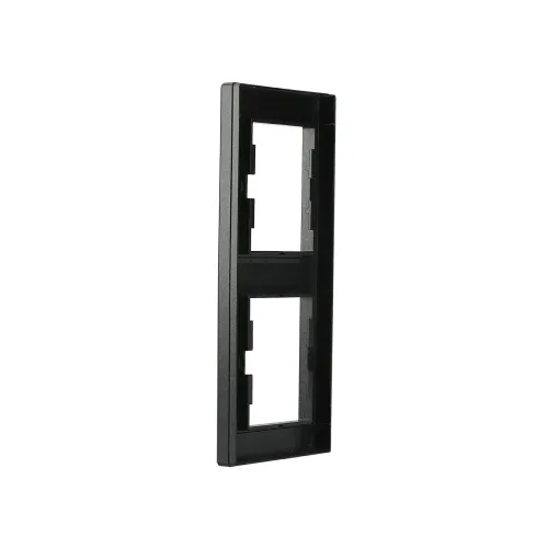 Рамка 2 поста, вертикальная, антрацит, EPH5810271 Asfora Schneider
