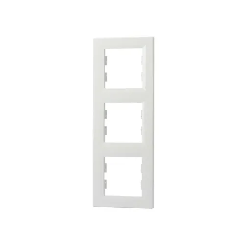 Рамка 3 поста, вертикальная, белый, EPH5810321 Schneider Asfora