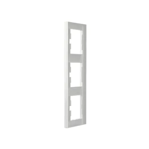 Рамка 3 поста, вертикальная, белый, EPH5810321 Schneider Asfora