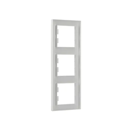 Рамка 3 поста, вертикальная, белый, EPH5810321 Schneider Asfora