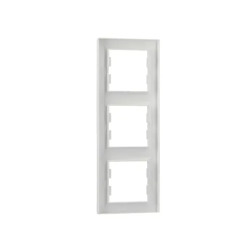Рамка 3 поста, вертикальная, белый, EPH5810321 Schneider Asfora